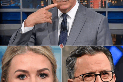 ‘You wanted airtime. Now you’ve got a legacy’ — Karoline Leavitt ‘destroyed’ the late-night talk show, causing the studio to spiral into chaos live on air… But Stephen Colbert struck back with two devastating counterattacks — and his final line left Karoline humiliated nationwide: ‘Is that all you’ve got?’
