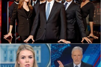 “YOUR BRAIN MISSED HAIR AND MAKEUP.” — What Started as a Joke from Jon Stewart Spiraled Into the Sharpest On-Air Meltdown Karoline Leavittt Has Ever Faced