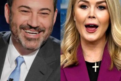 Jimmy Kimmel Crosses the Line on Live TV—Karoline Leavitt’s Fiery Comeback Leaves Him Humiliated as Audience Gasps in Shock