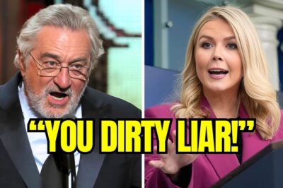 📰 “Sit Down, Kid.” — Robert De Niro Silences Karoline Leavitt in Fiery TV Showdown That Left Viewers Stunned