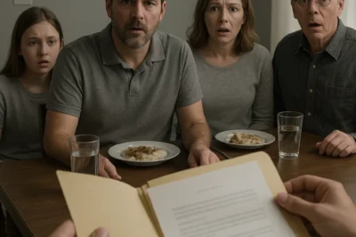At Christmas Dinner, Everyone Sat At The Table And Began Eating. When I Tried To Reach For My Chair.