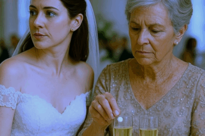 While the entire ballroom was applauding, I saw my mother-in-law quietly drop a “white pill” into my champagne flute — she thought I’d drink it; I swapped the glasses and smiled; she raised hers, the music jolted to a stop, every eye snapped our way — and that was the moment the wedding turned into an unmasking no one saw coming.
