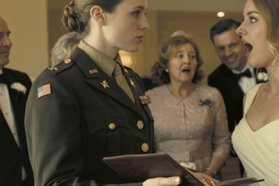 “you can’t wear white,” my sister snapped before her wedding-“you’re not worthy.” i nodded, then changed in the bathroom. when i walked out in a military uniform with medals… the room went deadsilent…