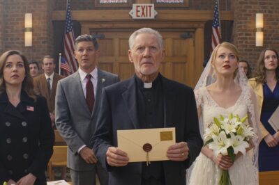 He Smiled After The Graveside Prayer And Said, “I’ve Waited Long Enough”—Minutes Later In A U.S. Church, A Second Will Stopped His Wedding To The Woman Waiting In White