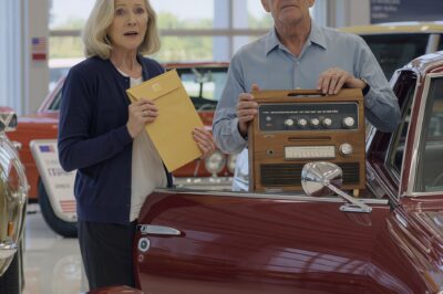 My son sold the car my husband had cherished for 20 years just to trade it for a trip to Paris for his wife. I hadn’t even had time to cry when the dealership owner called: ‘Ma’am, your husband hid something in that car. You need to come here immediately.’