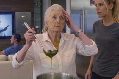 My daughter-in-law whipped the ladle so hard it cracked against the side of my head while I was stirring the soup and snapped, “Who even cooks like that? You never do anything right!” My son didn’t say a word. He just turned the TV on and pretended the walls were soundproof. Five minutes later, a crash shook the whole kitchen, and when he finally ran in and saw what I was doing with the pot still on the stove, his face went as pale as the tiled wall behind me, his hand trembling as he whispered my name in that cramped little kitchen in the middle of America that night.