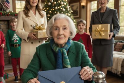 On Christmas Eve, my daughter linked arms with her mother-in-law, beaming as she gave her a piece of jewelry as expensive as an entire house, then turned to me with a laugh: “Oh, we totally forgot about you,” and the whole room burst into laughter, while I calmly set my cup of cocoa down, opened the small box I had brought, and a few seconds later, the mood in the room suddenly froze.