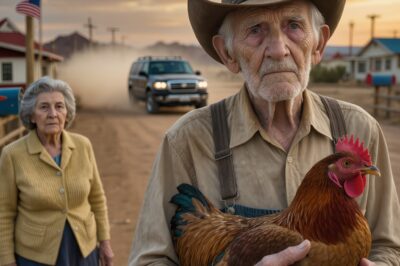 The son dropped his 82-year-old parents on the side of a dusty road with nothing but a hen, then coldly drove away as if they were strangers; three days later, a long-forgotten will was opened in court, naming him as the one who had quietly put a multi-million-dollar stretch of land under his own name and turning the father once dismissed as a burden into the man holding the fate of the entire family.